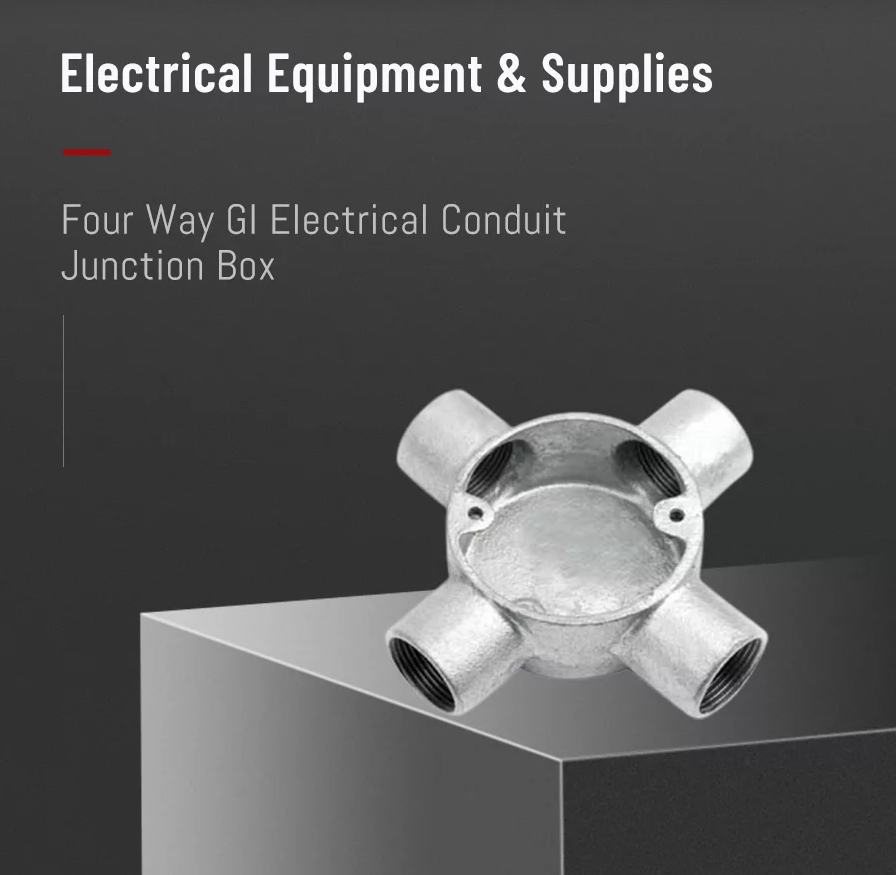 Four way conduit outlet junction box (1)
